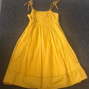 JCrew Yellow Summer Dress